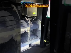 Efficient CNC turning demonstration of aluminum alloy workpieces