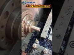 CNC turning copper parts processing video