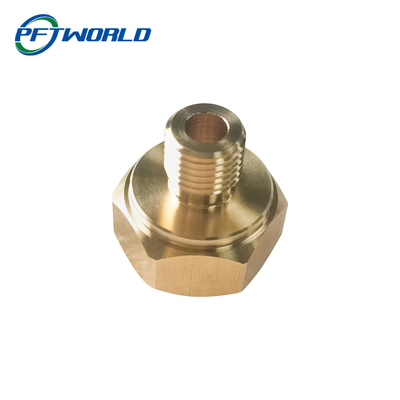 Copper Bronze CNC Brass Parts Electrophoresis Passivation Surface