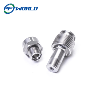 SUS303 Stainless Steel Turned Components , Laser Anodized CNC Machining Parts