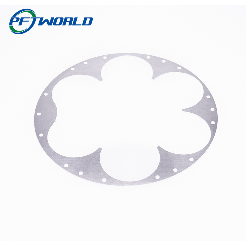 Sheet Metal Parts; Laser Cutting of Aluminum Parts, Bear Shaped; Circular; The Inner Hole is Flower Shaped