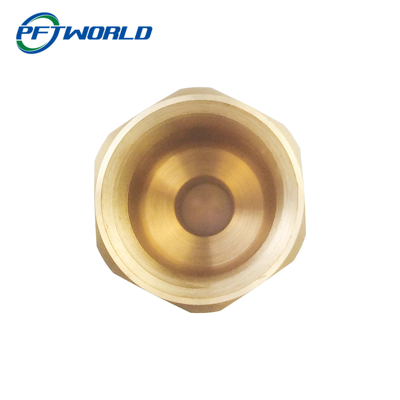 Precision CNC Brass Injector Machining Parts Accessories Gold