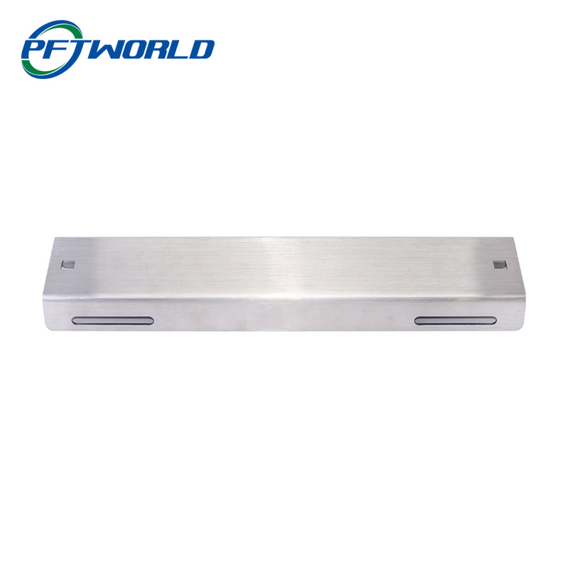 Aluminum Sheet Metal Parts, Long Groove Shell, Laser Cutting, Wire Drawing