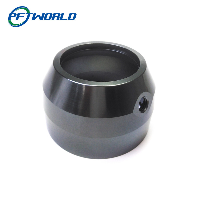 OEM/ODM Aluminum Dark Gray Oxidation Uv Protection Precision Parts Turning and Milling Compound Parts