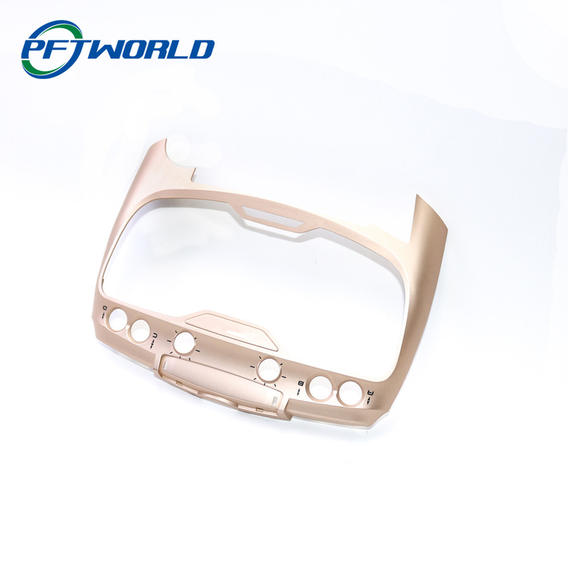 Injection Molding Parts, Precision ABS Panel, Rose Gold Color