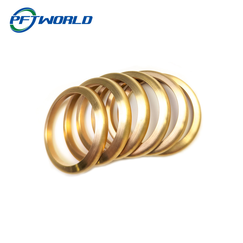 Precision Components CNC Brass Parts Custom Processed Brass Rings