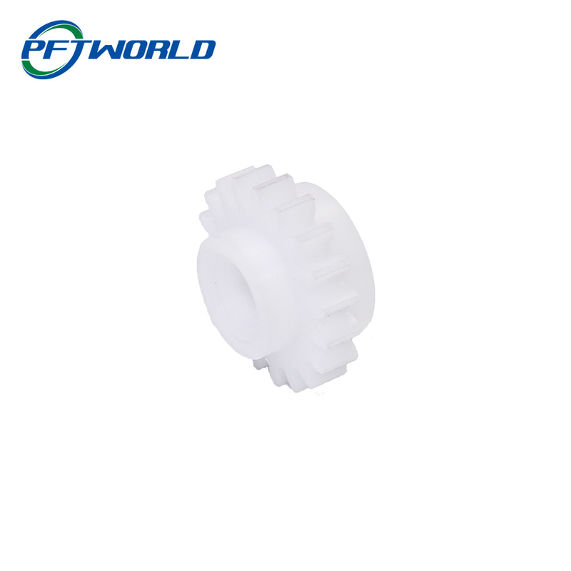 Precision Plastic Accessories, Injection Molding, White PA Gear