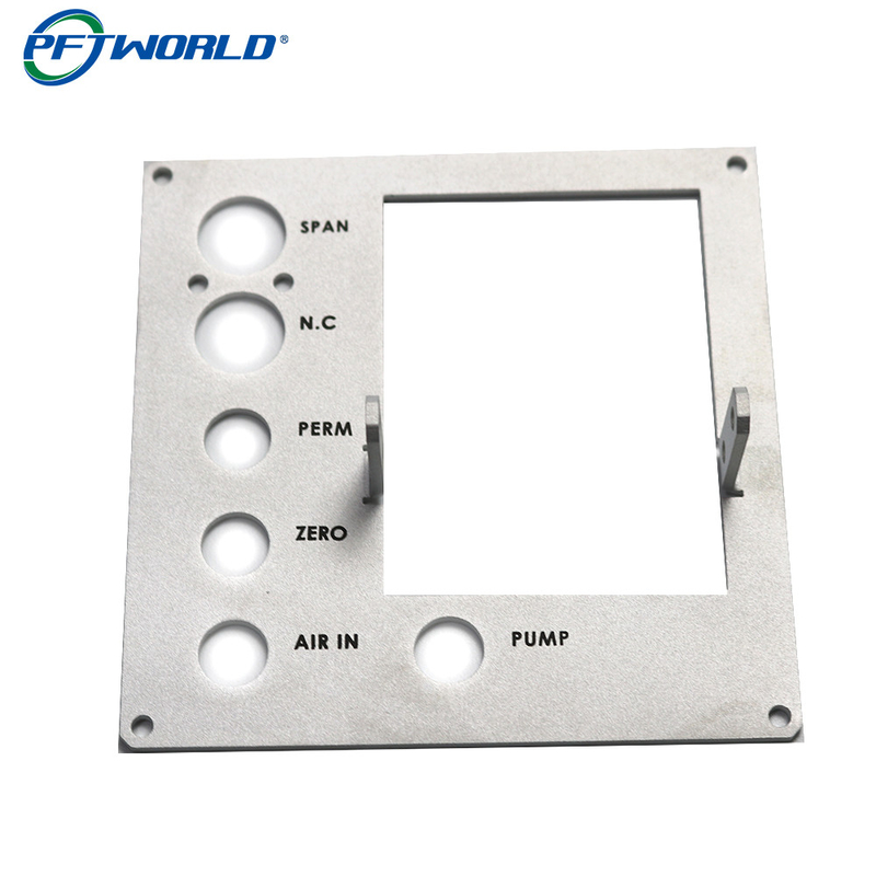 OEM Presicion Panel CNC Machining Services Parts Silver Plate Custom Bending Accessories