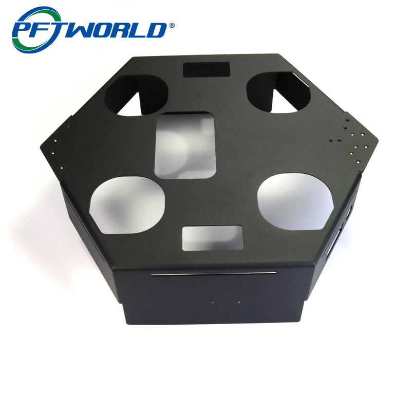 OEM Custom Aluminum Laser Cutting Parts With Black Anodizing For Sheet Metal