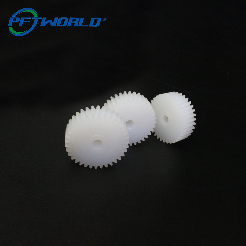 High Precision CNC Machining Customized Plastic Gears Product With Clear Surface