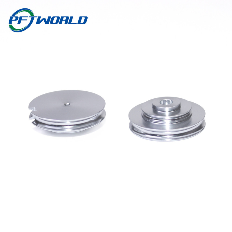 Silver Color CNC Machined Aluminum Parts Plating Surface For Aircraft Aviation
