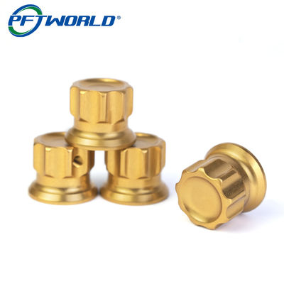 CNC Machining Anodizing  Aluminum Parts Knurled Knob