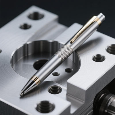 Tactical Titanium Pocket Pen Anodized Corrosion-Resistant & Gift-Ready CNC Machining Titanium Pen